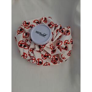 White and Red Hot Water Bottle